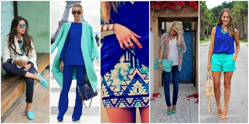 colors that go with blue clothes