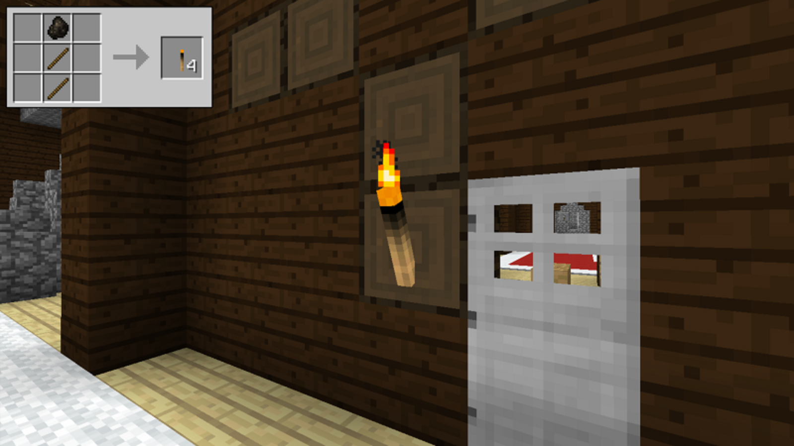 How to make a torch in minecraft - IDPHub