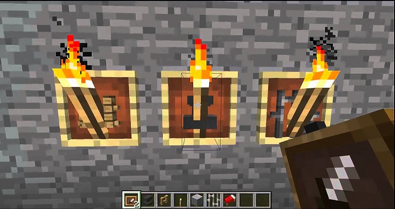 How to make a torch in minecraft