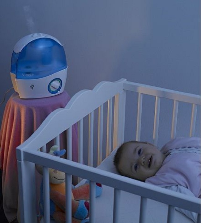 Where to put humidifier for baby?
