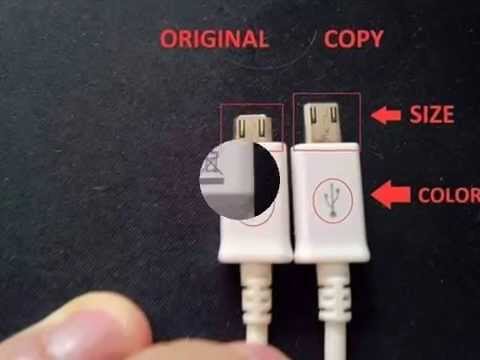 How to know if samsung charger is original