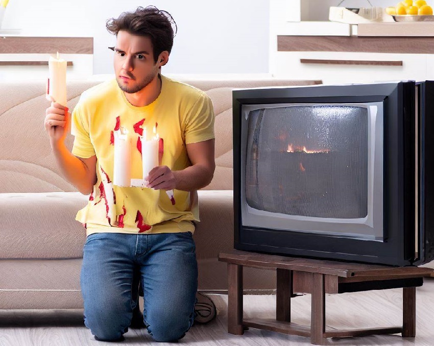 Can a Candle Damage a TV