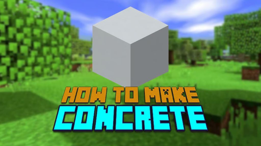 How to Make Concrete in Minecraft