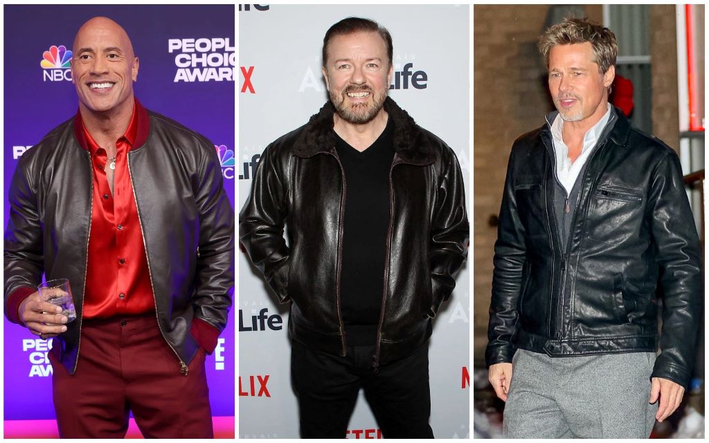 Can older men wear a leather jacket?