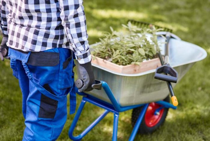 Lowe's Has the Heavy-Duty Wheelbarrow