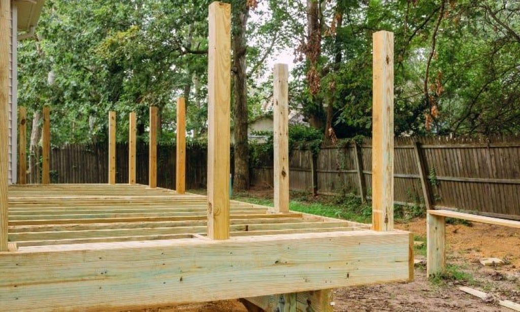 How to attach 4x4 railing posts to deck