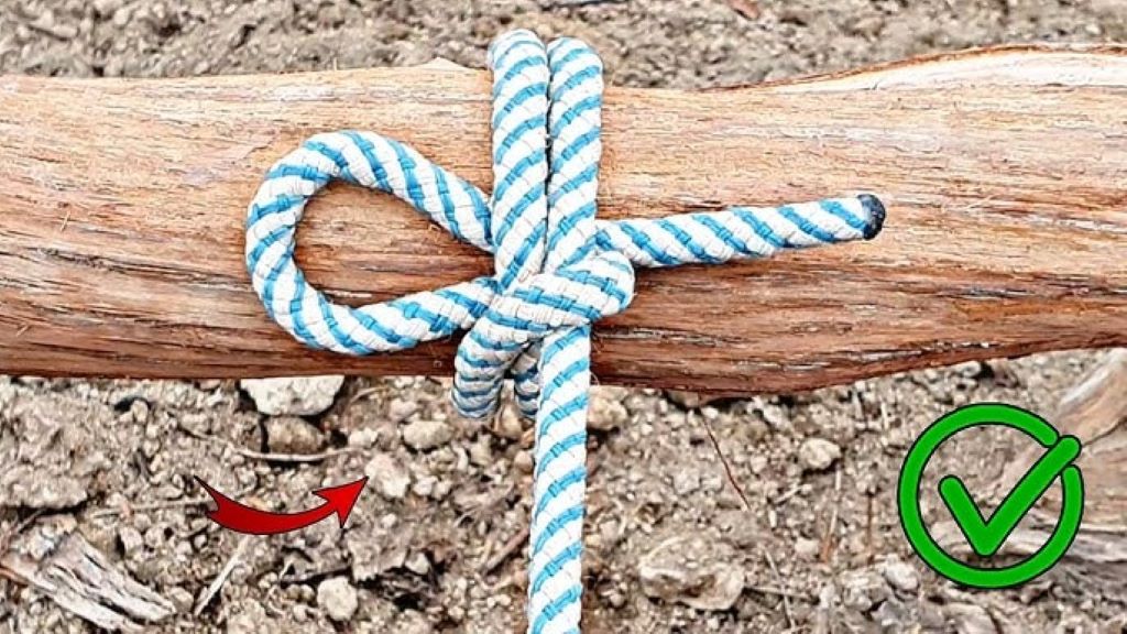 How do you tie a strong knot with nylon rope