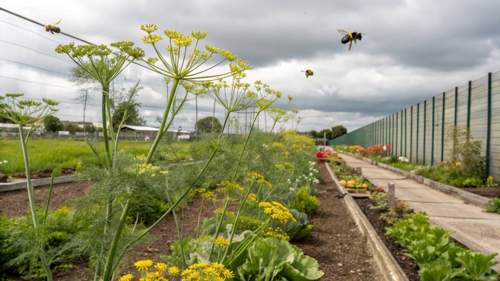 Attracting Hoverflies With Dill and Fennel for Natural Pest Control in Vegetable Gardens