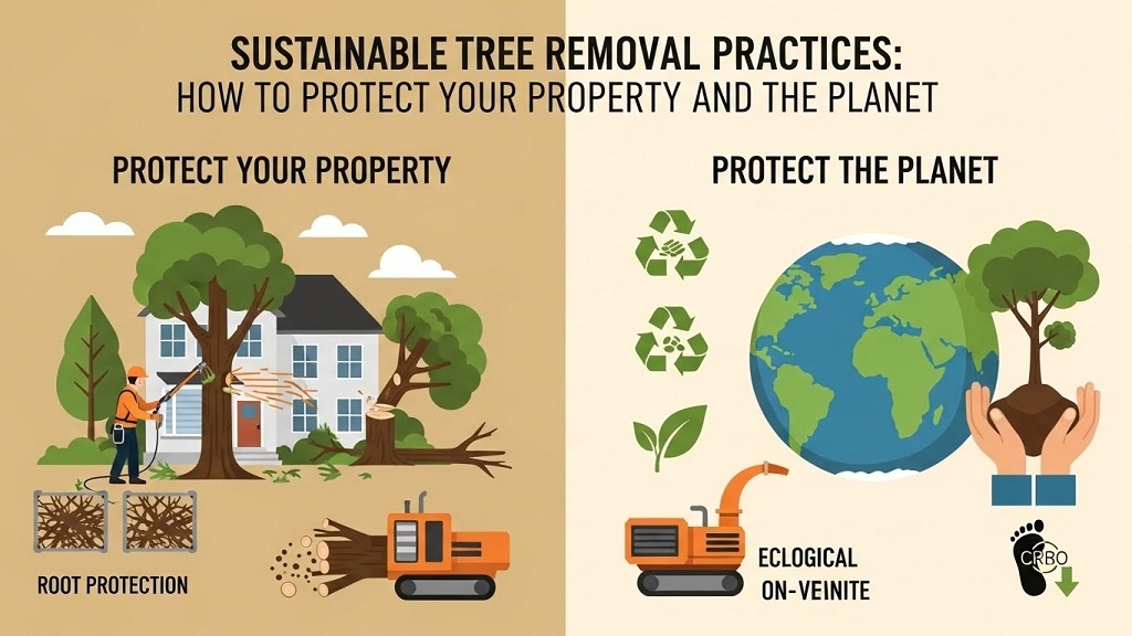 What happens to the wood in eco friendly projects