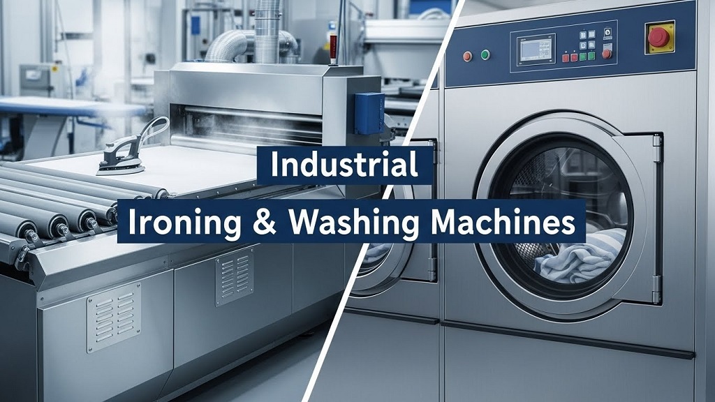 5. Modern control panel on an energy-efficient industrial washer