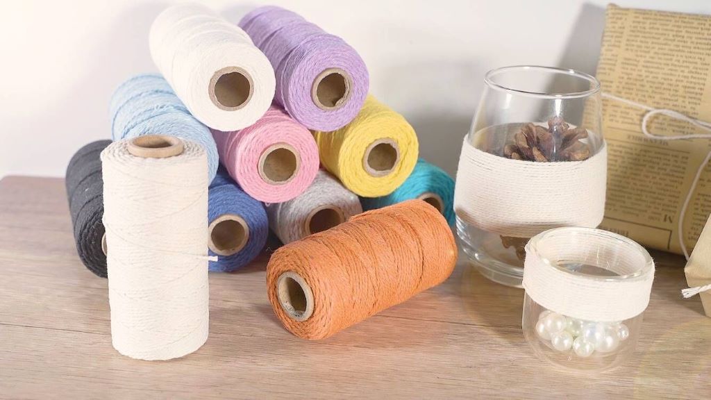 DIY crafts made using G2PLUS 328-foot white string