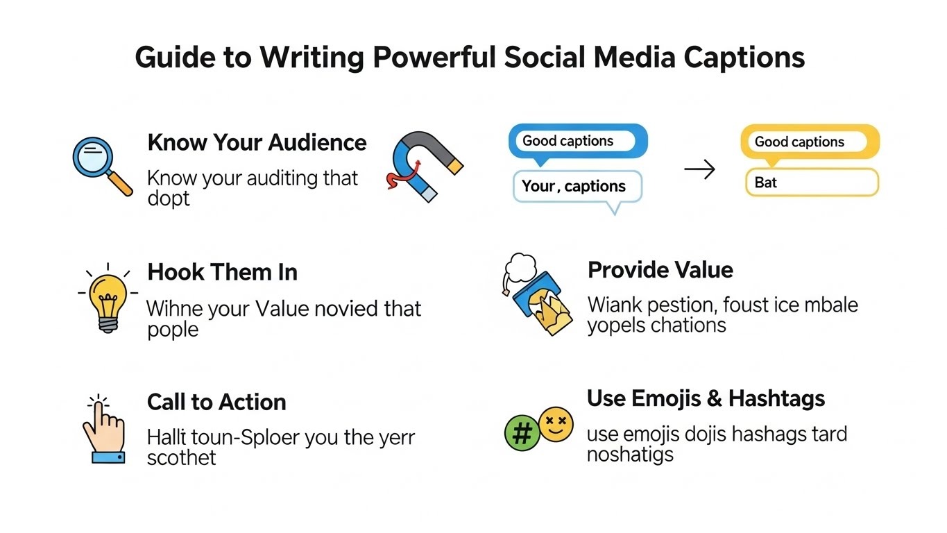 Social media caption strategy explained step by step