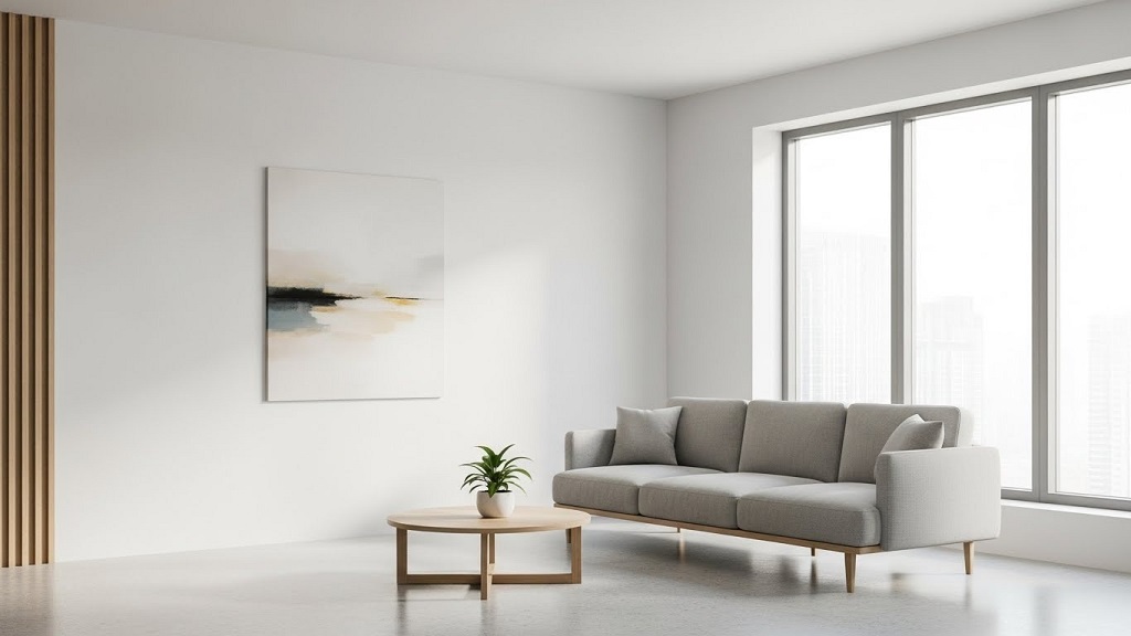 Modern minimalism bedroom with clutter-free layout