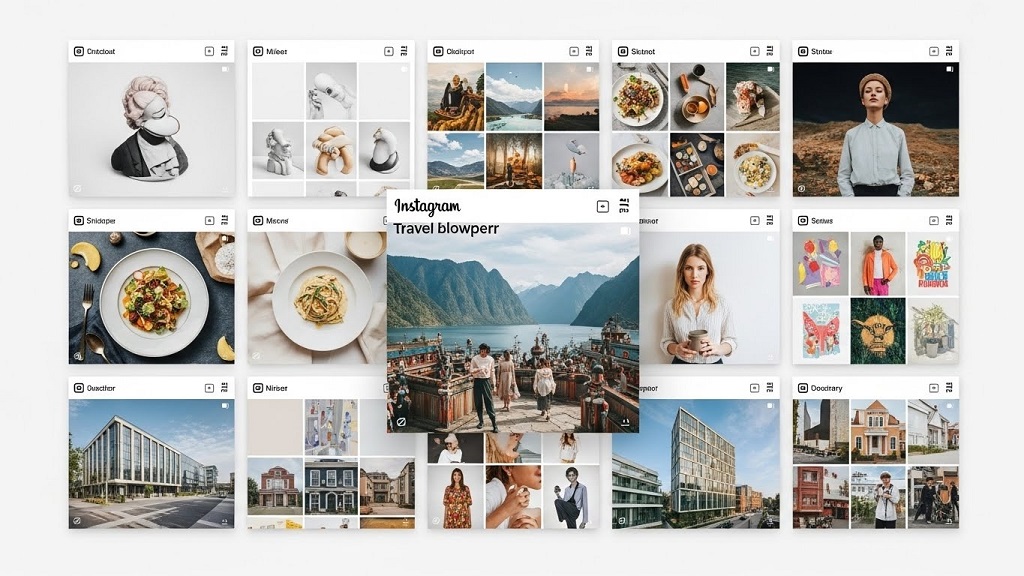 Stunning Instagram feed with consistent visual storytelling