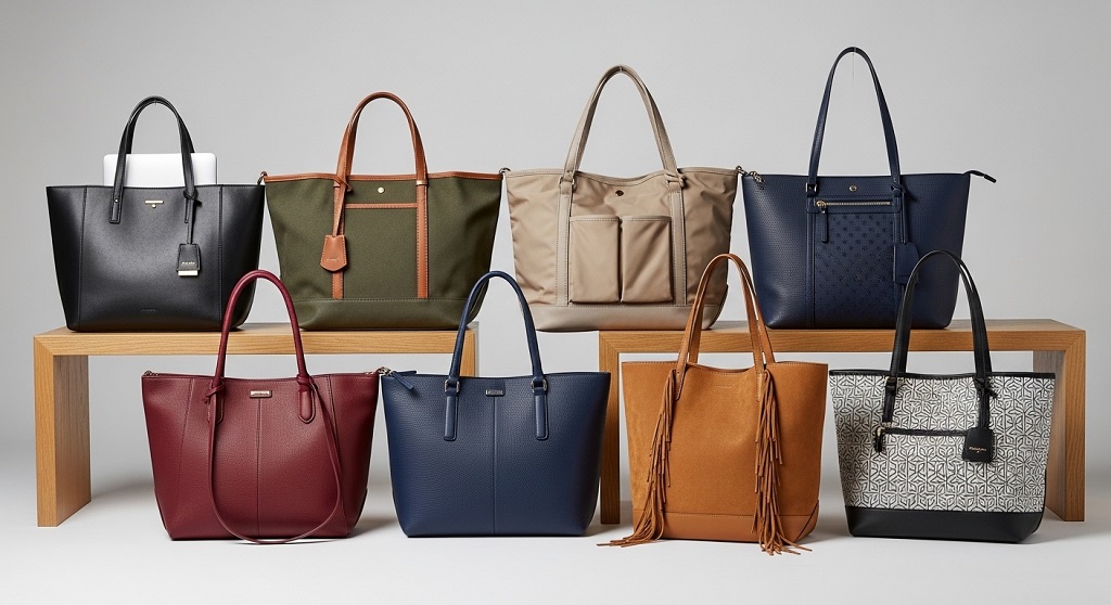 professional work tote bag with laptop compartment for women